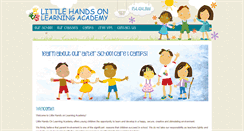 Desktop Screenshot of littlehandsonlearningacademy.com